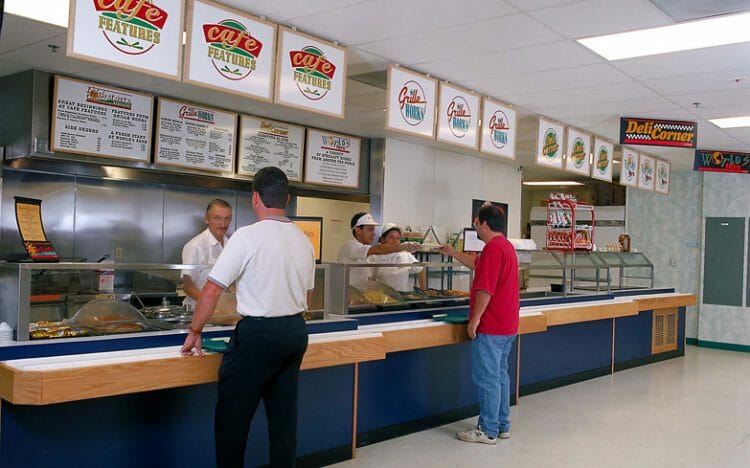 permanent modular construction Boeing Cafeteria