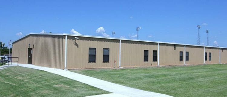 permanent modular building Oilton Public Schools, Classroom Wing
