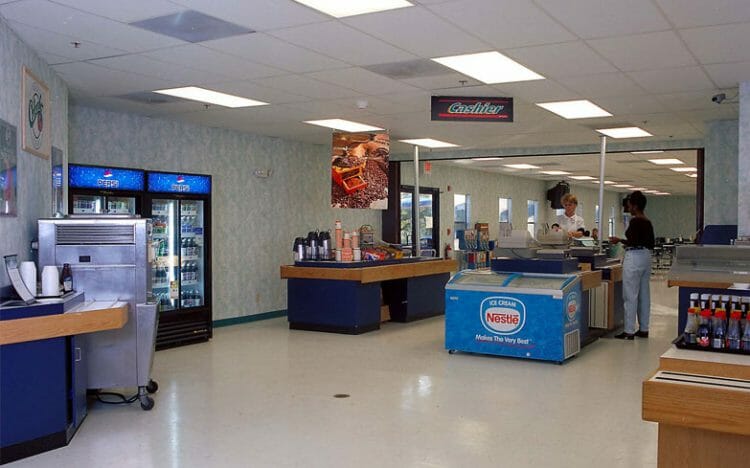 permanent modular construction Boeing Cafeteria