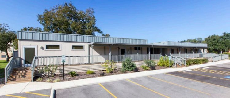 relocatable modular building Texas Lutheran University skilled nursing