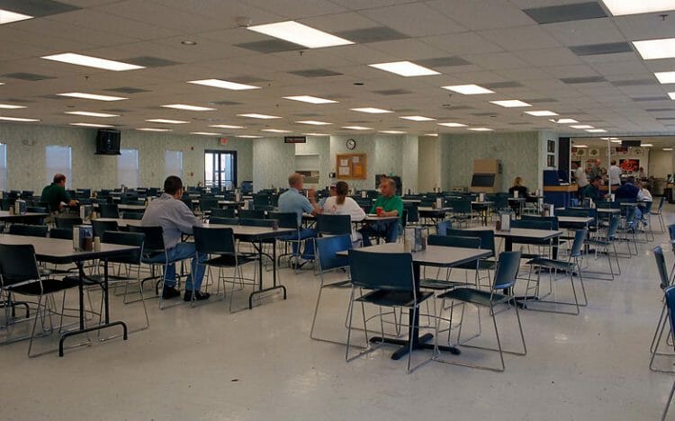 permanent modular construction Boeing Cafeteria