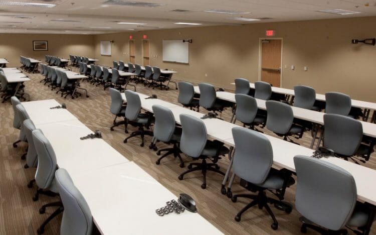 relocatable modular building US Army Fort Bliss classroom