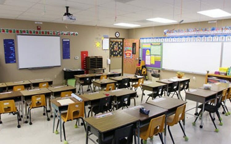 Oilton-ISD-Classroom-3 permanent modular building Oilton Public Schools, Classroom Wing