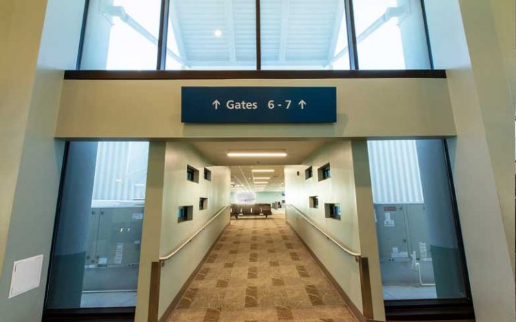 Northwest Florida Beaches Airport interior Northwest Florida Beaches Airport interior